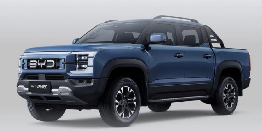 BYD Shark a ajuns în Europa: primul pickup electrificat al mărcii, de la £47.290, cu 436 CP și 55 mile autonomie electrică
