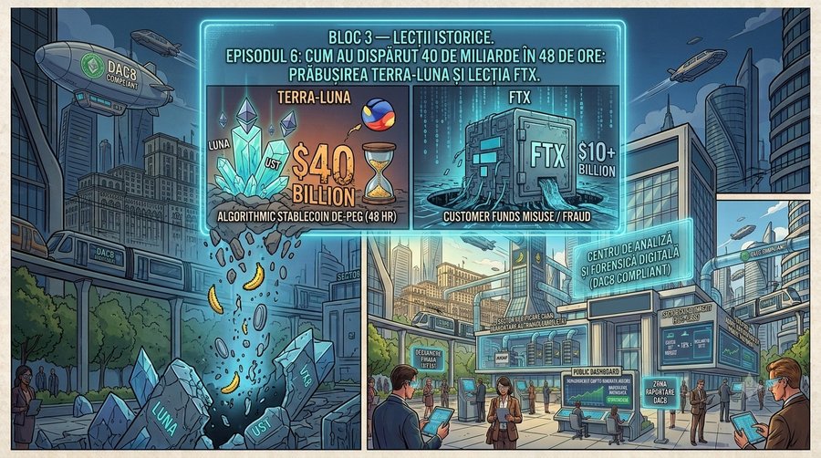 Cum au dispărut 40 de miliarde în 48 de ore: prăbușirea Terra-Luna și lecția FTX