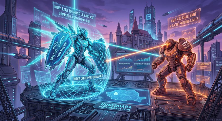 Intel Nova Lake: 52 nuclee, 288 MB cache și primul 18A — cea mai bună șansă Intel de a bate AMD X3D în 5 ani