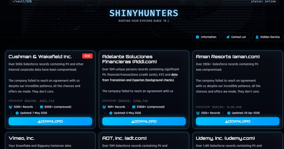 ShinyHunters amenință EY cu publicarea datelor furate — termenul limită expiră chiar astăzi, 31 iulie